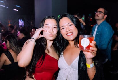 Guests Smiling at Time NightClub