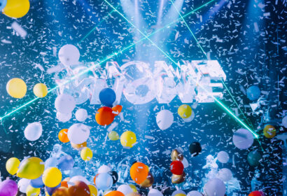 Balloon drop at Time Nightclub