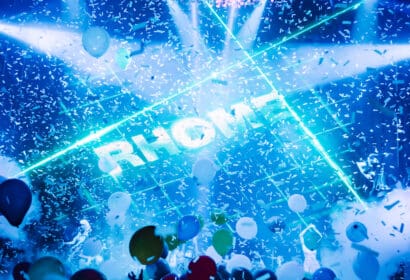 Ballon and confetti drop at Electrik Seoul at Time Nightclub