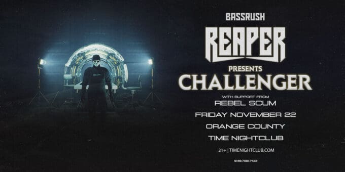 Reaper at Time NightClub Friday November 22 2024 Flyer