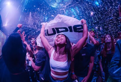 Attendee at Audien at Time Nightclub in Orange County Nightclub