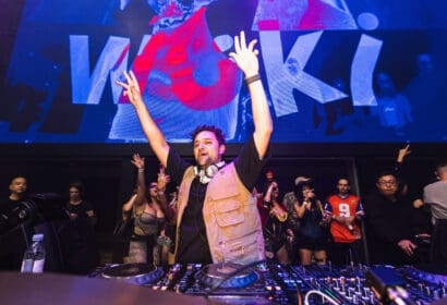 Wuki djing on Halloween Night at Time Nightclub in Costa Mesa