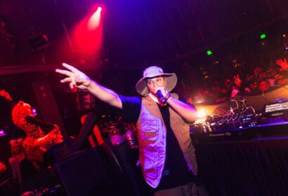 Wuki djing on Halloween Night at Time Nightclub in Costa Mesa