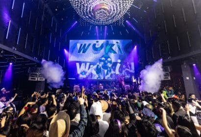 Wuki djing on Halloween Night at Time Nightclub in Costa Mesa