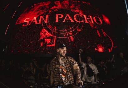 San Pacho djing at Time Nightclub in Costa Mesa, CA