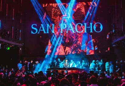 San Pacho djing at Time Nightclub in Costa Mesa, CA