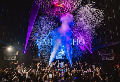 San Pacho djing at Time Nightclub in Costa Mesa, CA