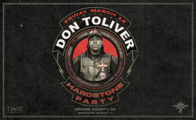 Don Toliver at Time Nightclub in Orange County Nightclub Event Flyer March 14