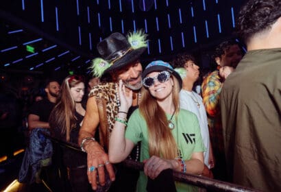 Guests posing at Walker & Royce at Time Nightclub in Costa Mesa, CA-12