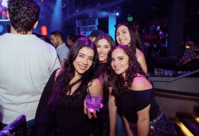 Guests posing at Walker & Royce at Time Nightclub in Costa Mesa, CA-12-4