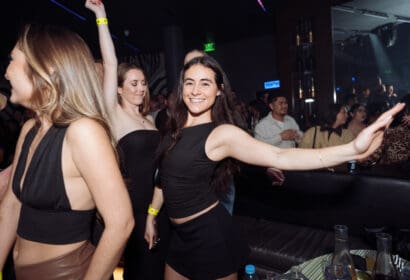 Guests posing at Walker & Royce at Time Nightclub in Costa Mesa, CA-12