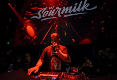 DJ SOURMILK djing at Time Nightclub in Costa Mesa, CA