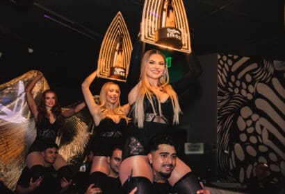 Bottle service at Habibeats at Time Nightclub in Costa Mesa, CA