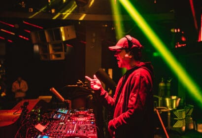 Soji djing at Henry Fong's Night Market at Time Nightclub in Costs Mesa, CA