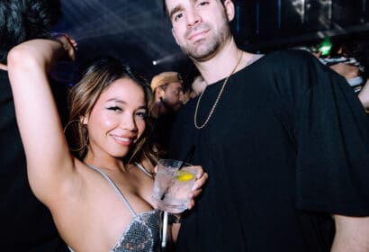 Guests posing at Oliver Heldens at Time Nightclub in Costa Mesa, CA