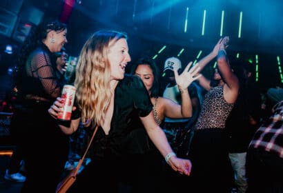 Guests at Gasolina at Time Nightclub in Costa Mesa, CA