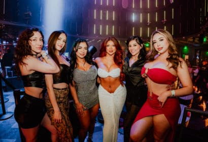 Guests at Gasolina at Time Nightclub in Costa Mesa, CA