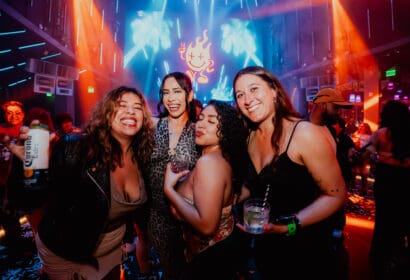 Guests at Gasolina at Time Nightclub in Costa Mesa, CA