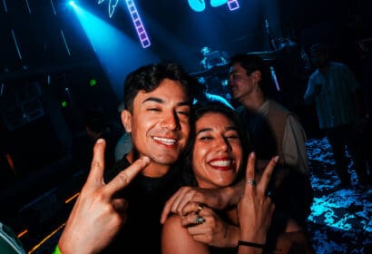 Guests at Gasolina at Time Nightclub in Costa Mesa, CA