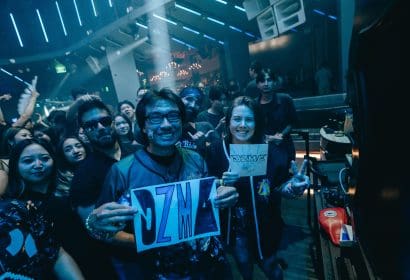 Guests posing at Jason Ross at Time Nightclub