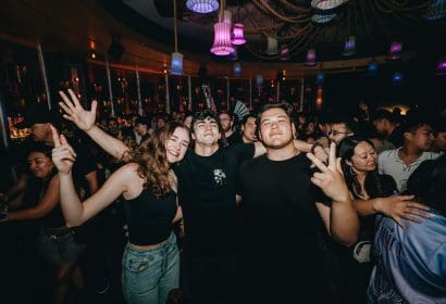 Guests posing at Jason Ross at Time Nightclub