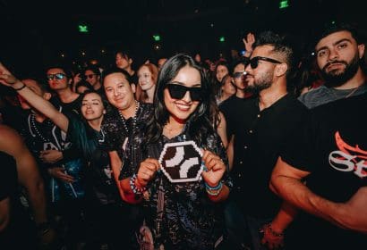 Guests posing at Jason Ross at Time Nightclub