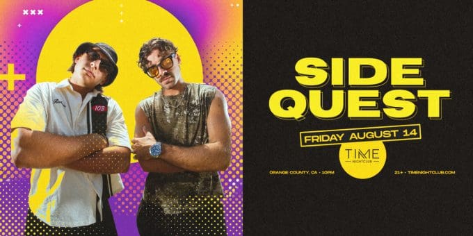 Sidequest-concerts-near-me-orange-county-edm-concerts-live-music-tonight-2026-August-14-near-me